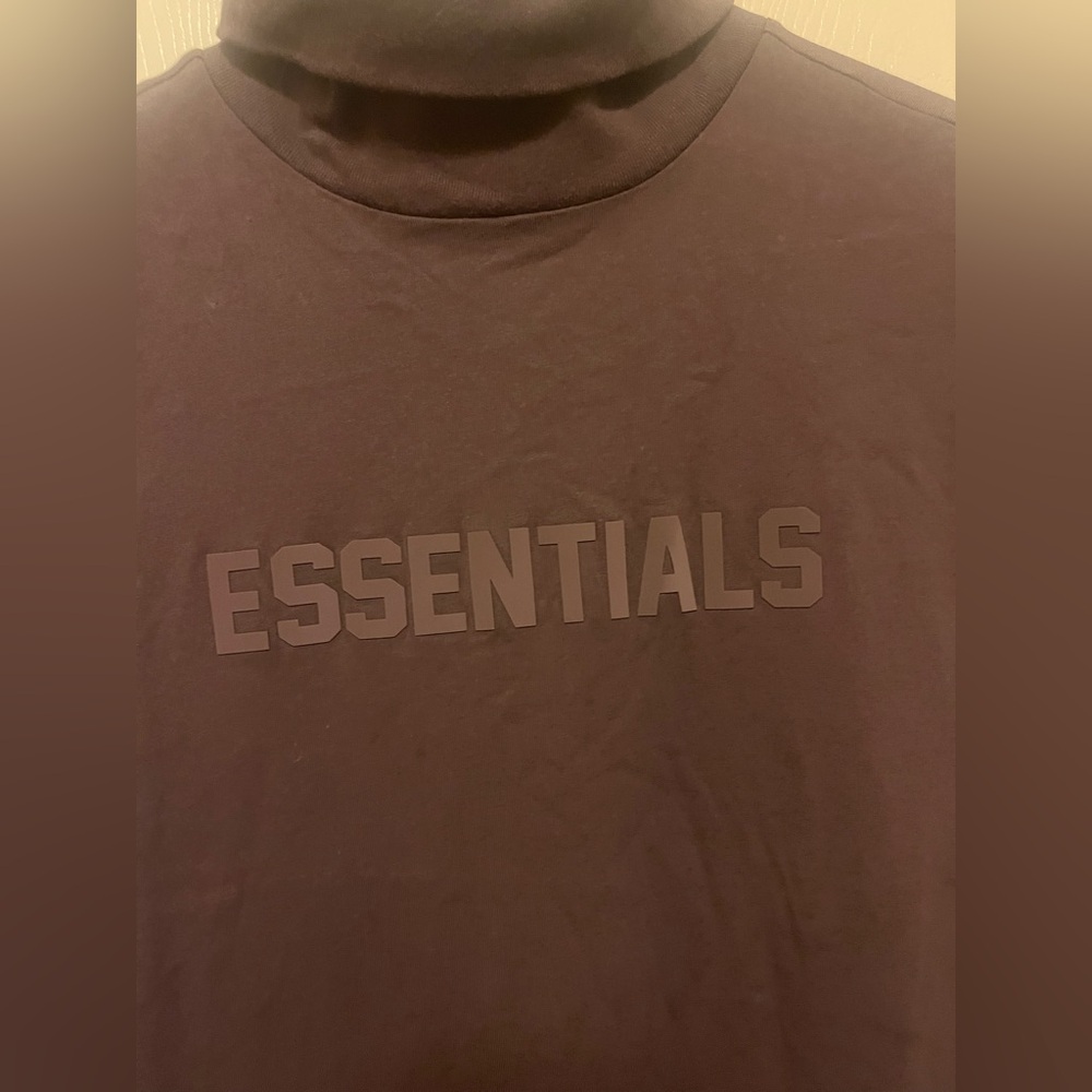 Essentials Dark Brown Turtleneck Dress size- XXS